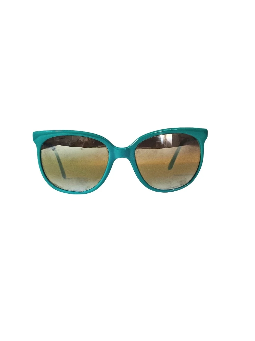 Vintage Vuarnet 002 Aqua Turquoise Classic Mineral Glass 80s